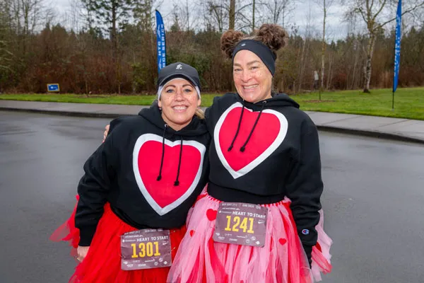 Heart to Start racers smiling