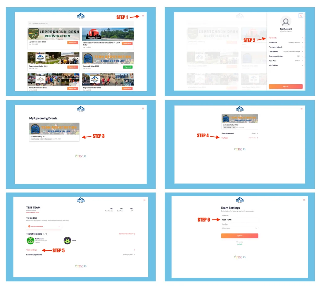 How to change your team name