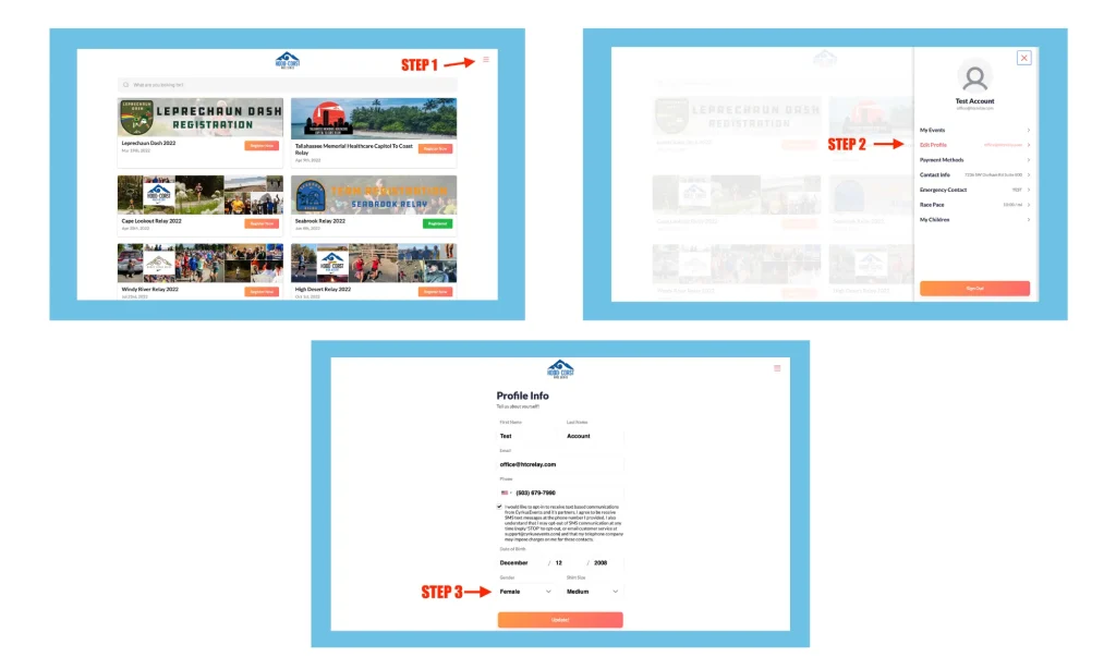 How to change your T shirt size