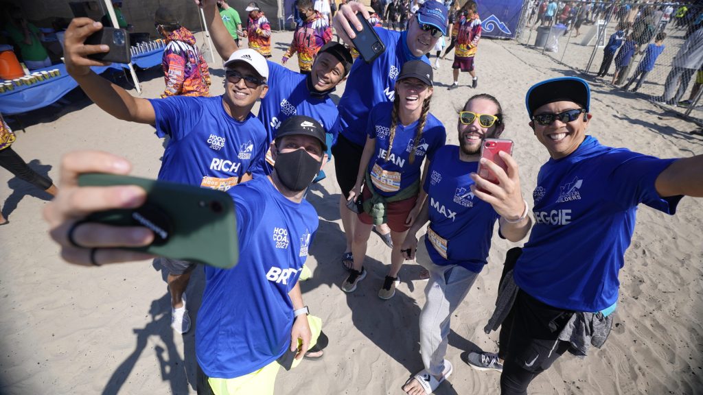 Hood to Coast racers taking a selfie