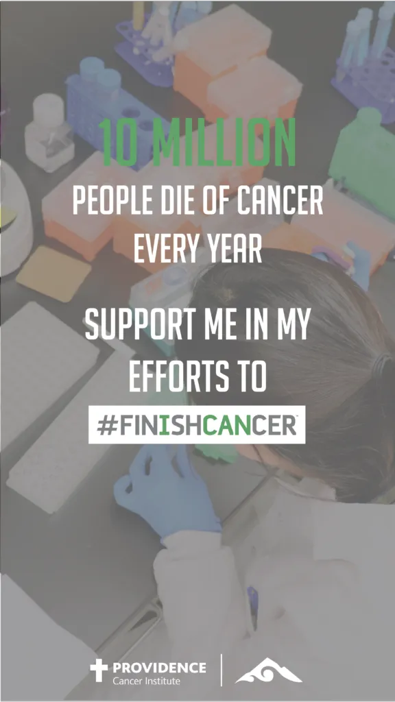 Providence #FINISHCANCER social media image